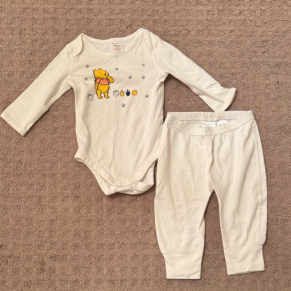 Hanna Andersson Disney Onesie and Pants Set Size 3-6M